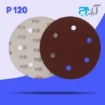 سنباده پشت کرکی 6 سوراخ - گرید 120 (درجه یک)