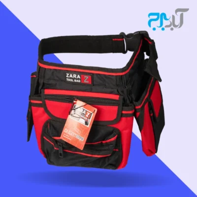 کیف کمری ابزار سه تیکه کناف زارا ZARA رنگ قرمز