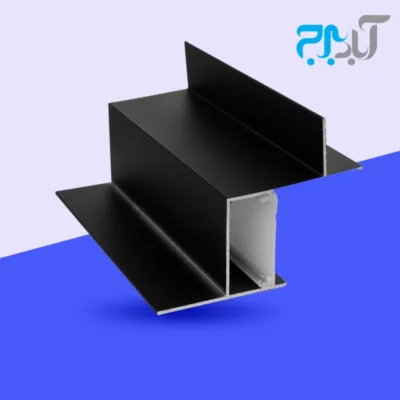 چفت نوری آلومینیوم tkligh35 ارتفاع 34 میلی متر و عرض 40 میلی متر مشکی - Image 3