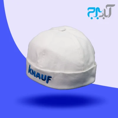 کلاه لئون با گلدوزی KNAUF - رنگ سفید - Image 3