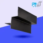 پروفیل چفت ساده آلومینیوم + TK.02 مشکی