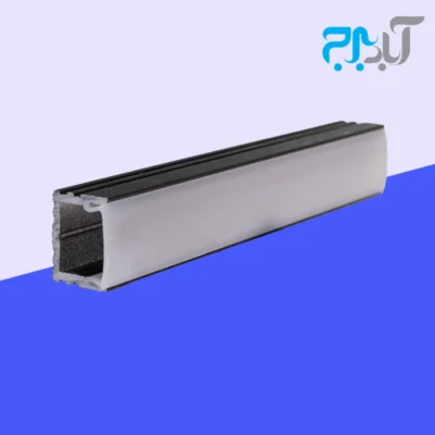 لاین نوری عرض 16میل ارتفاع 12 میل بدون لبه آلومینیومی T.light 16DBL  رنگ مشکی - Image 3