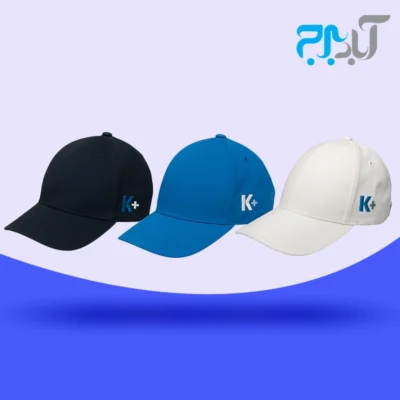 کلاه کاپ دار با گلدوزی +K - رنگ سفید - Image 3