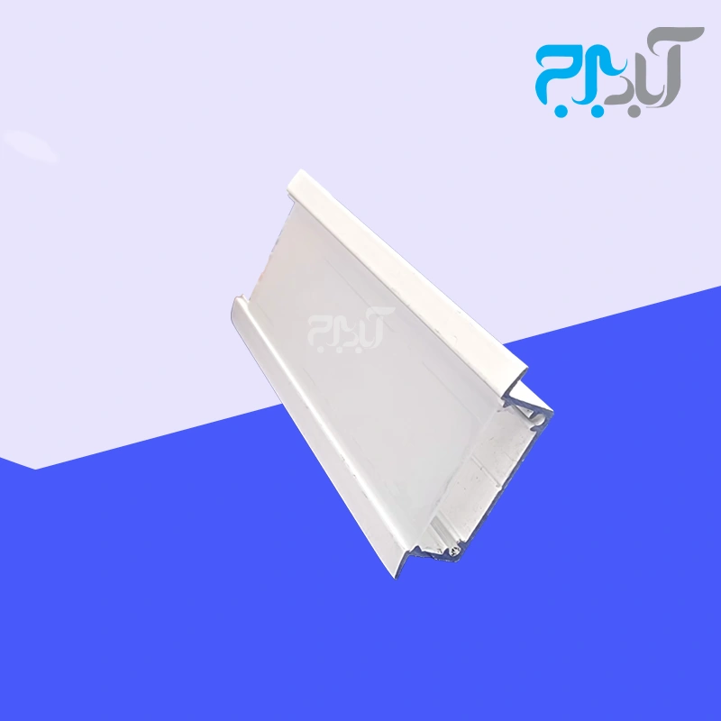 TLIGHT 12MM 35D WHITE1 لاین نوری عرض 35 میل ارتفاع25 میل با لبه آلومینیومی T.light 35D رنگ مشکی - Image 1