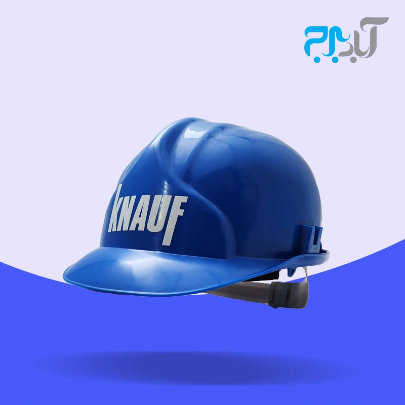 کلاه ایمنی آبی 2 کلاه ایمنی با لوگوی KNAUF - رنگ آبی - Image 1